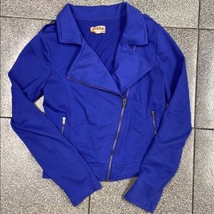 Blue/purple zip up jacket